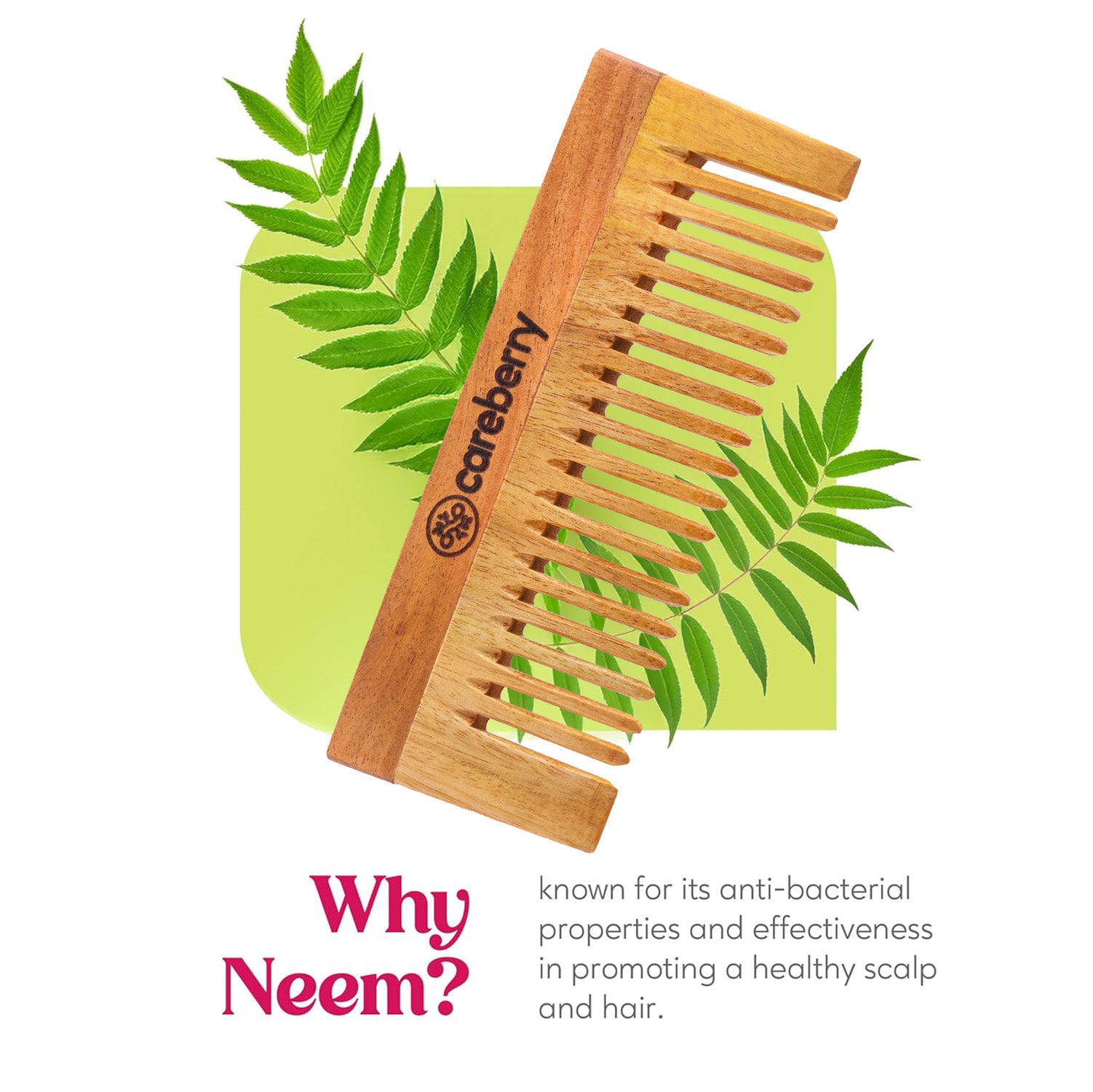 Neem Nirvana Shampoo Comb (Travel Friendly)